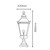 Norlys Chelse Grande Copper IP44 Top Post Light 