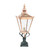 Norlys Chelse Grande Copper IP44 Top Post Light 