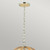 Flambeau Allier Brushed Steel and Light Wood 52cm Pendant Light 