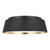 Asher 3 Light Midnight Black Flush Ceiling Light