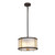 Elstead Lighting Corona 2 Light Bronze Aged Brass Pendant Light 