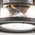 Flambeau Lighthouse 2 Light Black IP44 Flush Ceiling Light 