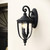 Flambeau English Bridle 3 Light Black 27cm IP44 Wall Light 