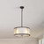 Elstead Lighting Corona 3 Light Bronze Aged Brass Pendant Light 