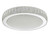 Akelia Large Acrylic & Stainless Steel LED Flush Ceiling Light