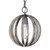 Flambeau Allier Mini Antique Iron and Oak Wood Pendant Light 