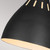 Flambeau Joan Midnight Black and Burnished Brass Table Lamp 