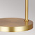 Flambeau Joan Midnight Black and Burnished Brass Table Lamp 