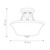 Flambeau Evington 2 Light Sunset Gold Semi Flush Ceiling Light 