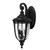 Flambeau English Bridle 3 Light Black 22cm IP44 Wall Light 