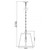 Flambeau Harrow Polished Nickel 40cm Pendant Light 