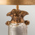 Flambeau Bienville Silver with Gold Shade Table Lamp 