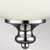 Parkman Polished Nickel with White Sphere 21cm Pendant Light