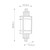 Flambeau Fusion Painted Natural Brass Wall Light 
