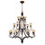 Drawing Room 18 Light Walnut Chandelier