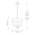 Flambeau South Beach Gold and Black Pendant Light 