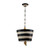 Flambeau South Beach Gold and Black Pendant Light 