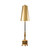 Flambeau Noma Luxe Glaze Gold Leaf with Shade Table Lamp 