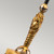 Flambeau Noma Luxe Glaze Gold Leaf with Shade Table Lamp 
