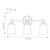 Flambeau Huguenot Lake 3 Light Polished Chrome IP44 Bathroom Wall Light 