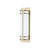 Flambeau Fusion 2 Light Painted Natural Brass Wall Light 