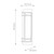 Flambeau Fusion 2 Light Painted Natural Brass Wall Light 