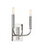 Flambeau Brianna 2 Light Polished Nickel Wall Light 
