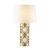 Gilded Nola Arabella Distressed Gold Table Lamp 