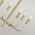Flambeau Brianna 6 Light Burnished Brass Chandelier 