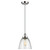 Flambeau Baskin Polished Nickel Dome Pendant Light 