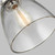 Flambeau Baskin Polished Nickel Dome Pendant Light 