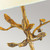 Gilded Nola Audubon Park Distressed Gold with White Shade Table Lamp 