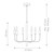 Flambeau Brianna 6 Light Polished Nickel Chandelier 