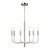 Flambeau Brianna 6 Light Polished Nickel Chandelier 