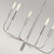 Flambeau Brianna 6 Light Polished Nickel Chandelier 