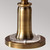 Flambeau Stateroom 2 Light Bali Brass with White Shade Floor Lamp 