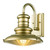 Flambeau Redding Station Painted Distressed Brass 32cm IP44 Wall Light 