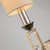 Gilded Nola Lemuria Distressed Gold Wall Light 