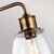 Flambeau Hobson 3 Light Aged Brass Bar Pendant Light 