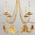 Flambeau Sweet Olive 6 Light Gilded Gold Chandelier 