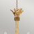 Flambeau Sweet Olive 6 Light Gilded Gold Chandelier 