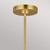 Flambeau Brianna 9 Light Burnished Brass Chandelier 