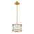 Gilded Nola Lemuria Distressed Gold Dual Mount Pendant Light 