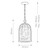 Hinkley Quincy Oil Rubbed Bronze IP23 Pendant Light 