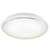 Melo 34 LED Sensor White with Matt White Glass Ceiling Light