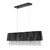 Hinkley / Fredrick Ramond Zuma 6 Light Satin Black with Silver Bar Pendant Light 