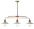 Adeline Brushed Copper with Glass Shade Bar Pendant Light