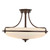 Quoizel Griffin 4 Light Palladian Bronze Semi Flush Ceiling Light 