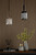 Dar Lighting Sawyer Smoked Ribbed Glass Easy Fit Pendant Shade Only - Clearance 