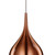 Vibrant Metallic Pink Metal 12cm Pendant Light - Clearance